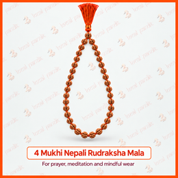 4 Mukhi Nepali Rudraksha Mala