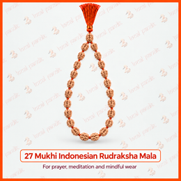 27 Mukhi Indonesian Rudraksha Mala
