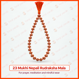 23 Mukhi Nepali Rudraksha Mala