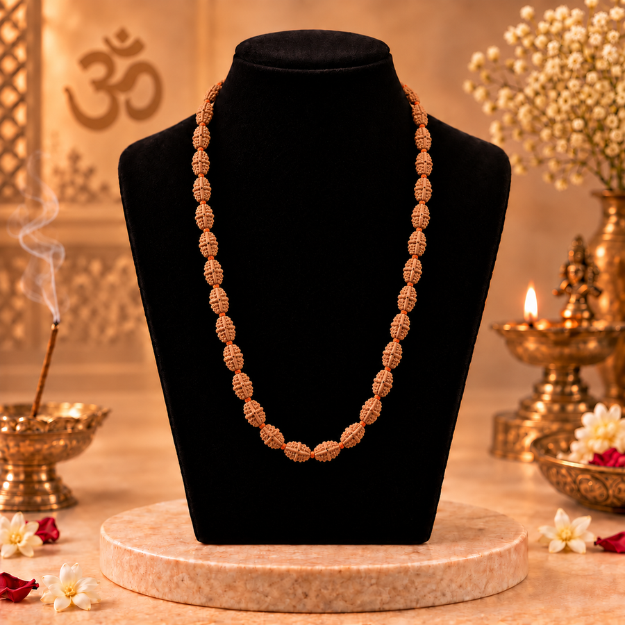 24 Mukhi Indonesian Rudraksha Mala