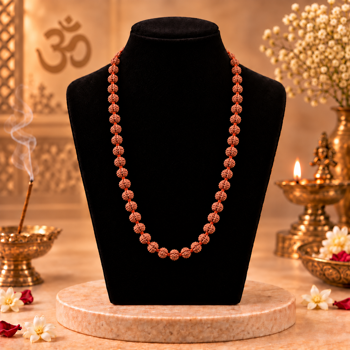 Five natural faces of a 5 Mukhi Rudraksha