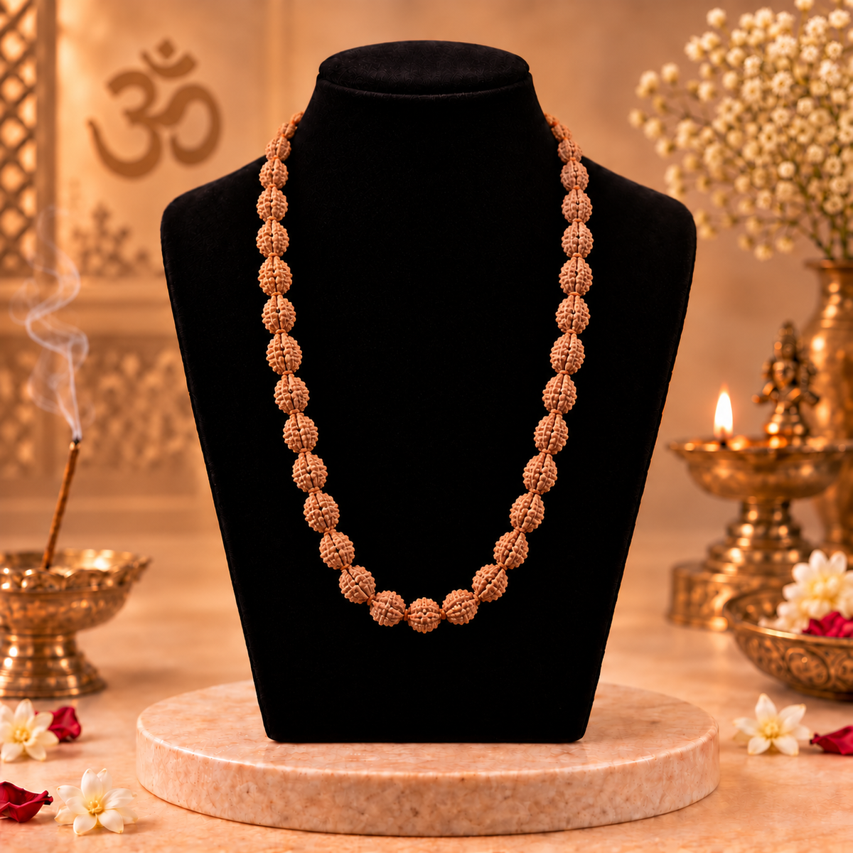 19 Mukhi Indonesian Rudraksha Mala
