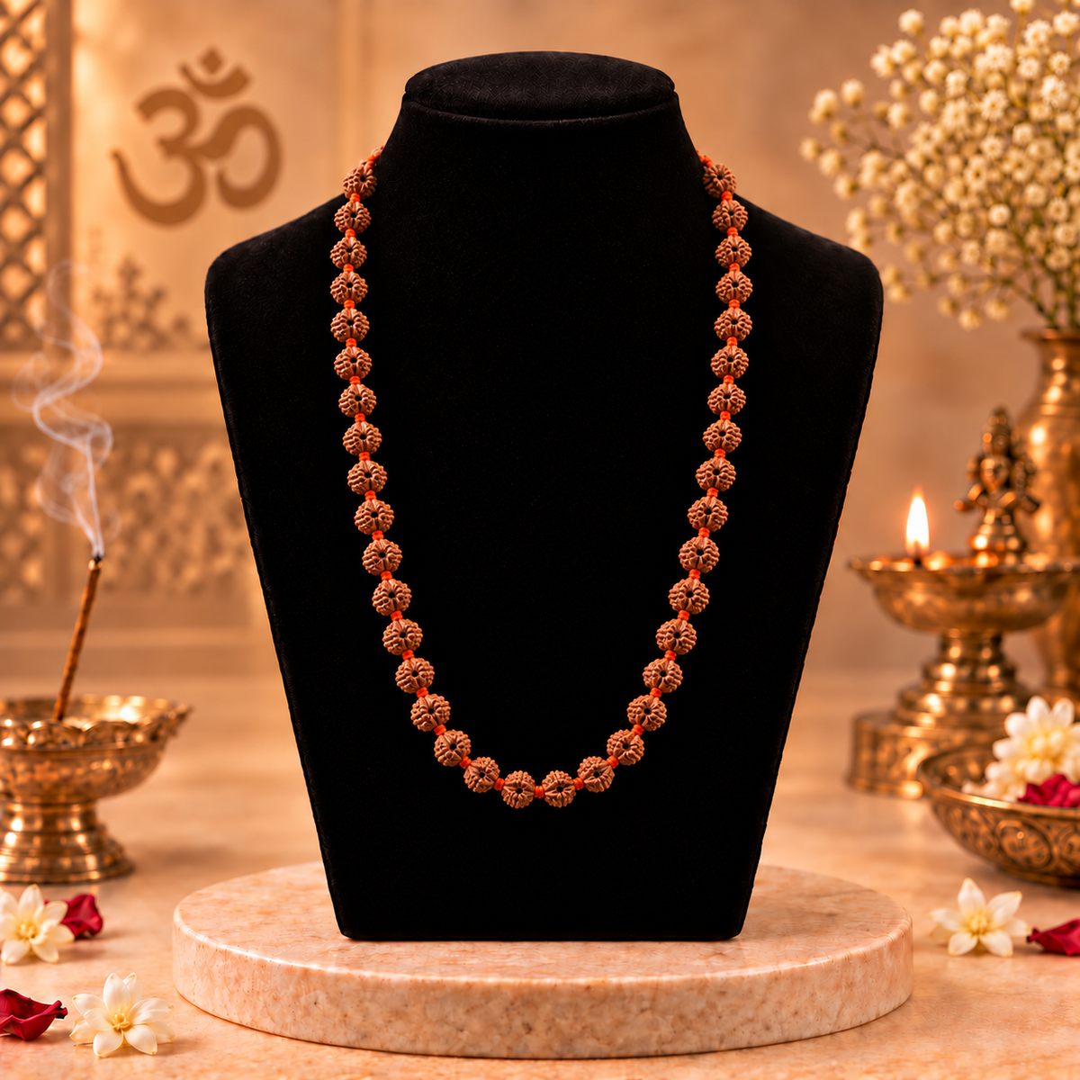 15 Mukhi Nepali Rudraksha Mala