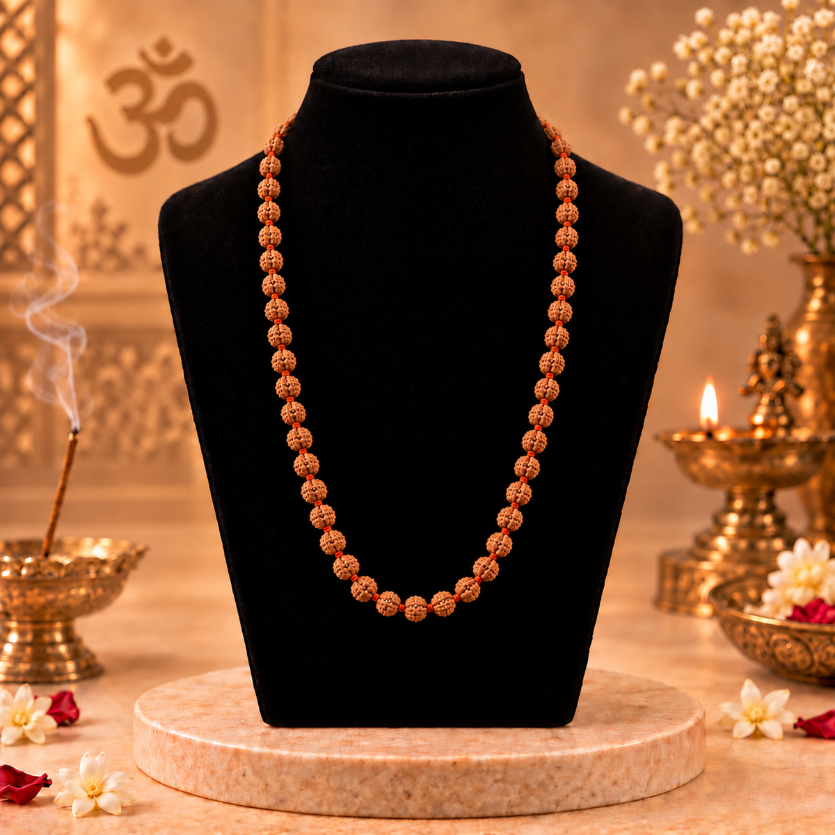 10 Mukhi Nepali Rudraksha Mala
