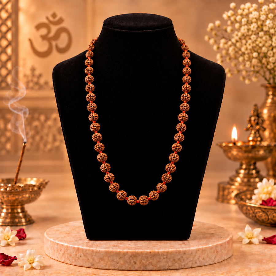 16 Mukhi Nepali Rudraksha Mala