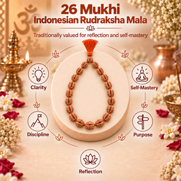26 Mukhi Indonesian Rudraksha Mala