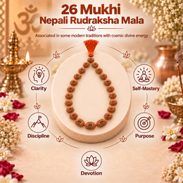 26 Mukhi Nepali Rudraksha Mala