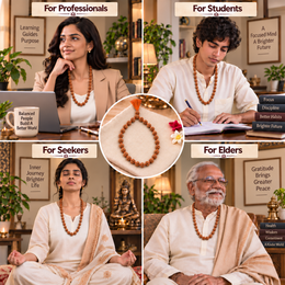 4 Mukhi Nepali Rudraksha Mala