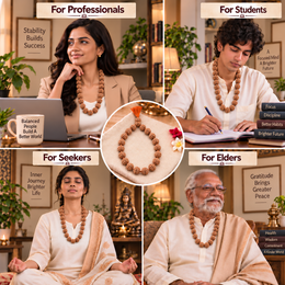 17 Mukhi Indonesian Rudraksha Mala