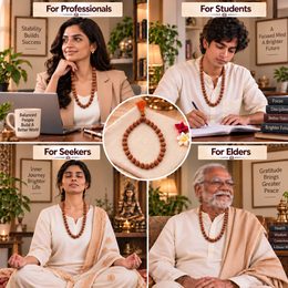 6 Mukhi Indonesian Rudraksha Mala