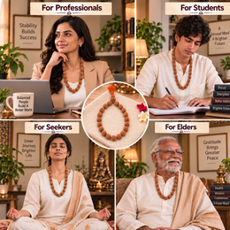 24 Mukhi Indonesian Rudraksha Mala