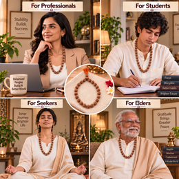4 Mukhi Indonesian Rudraksha Mala