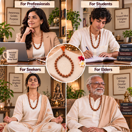 25 Mukhi Nepali Rudraksha Mala
