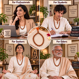 5 Mukhi Nepali Rudraksha Mala