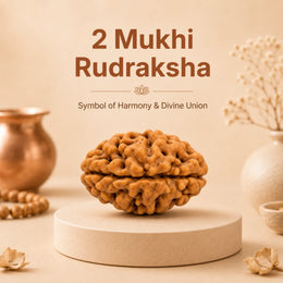 2 Mukhi Rudraksha (Nepali)