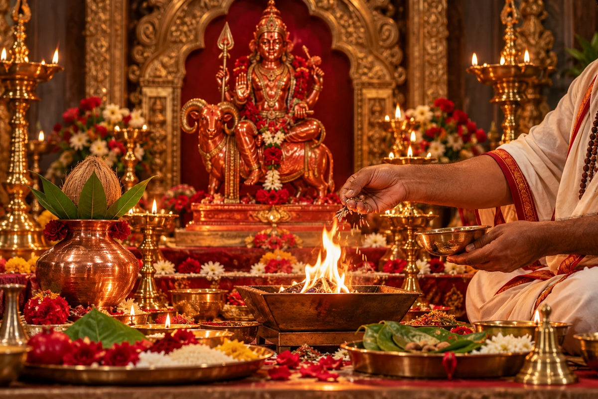 Mangal Dosh Puja devotional artwork