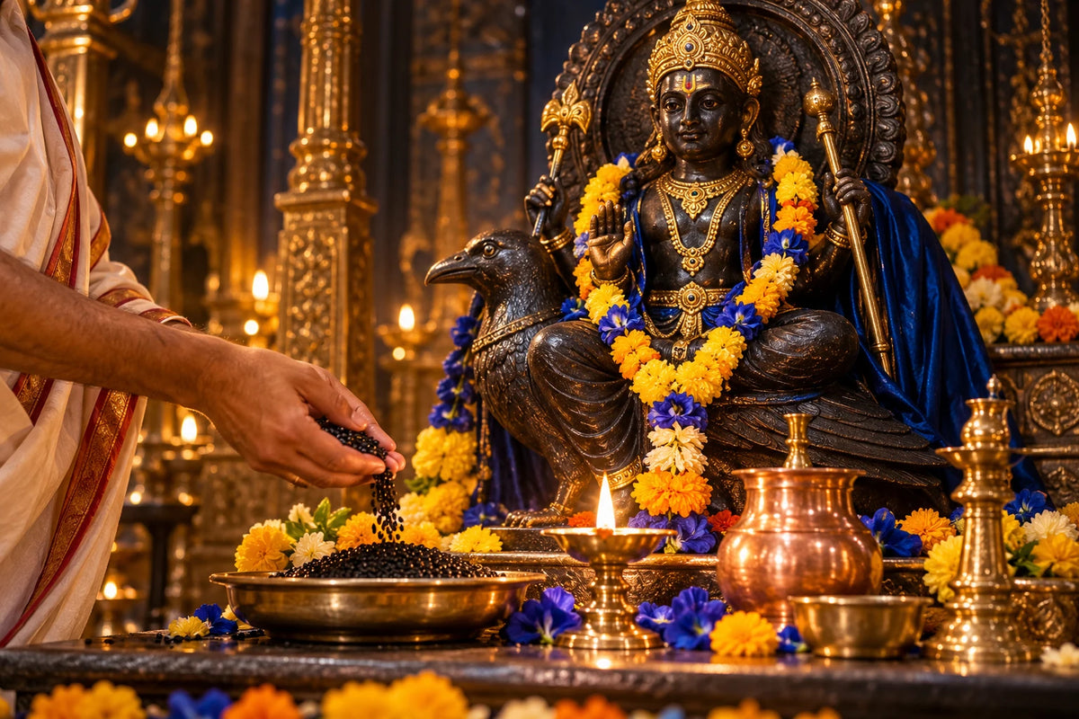 Shani Dosh Puja devotional artwork